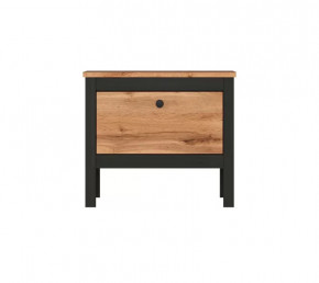 LOFT тумба KOM1K/55 (Дуб вотан/Черный) в Увате - uvat.mebel-tymen.ru | фото