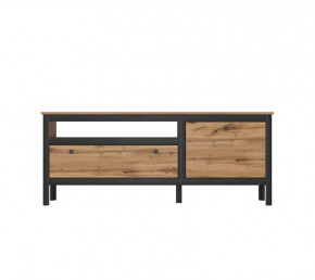 LOFT тумба RTV1D1S (Дуб вотан/Черный) в Увате - uvat.mebel-tymen.ru | фото