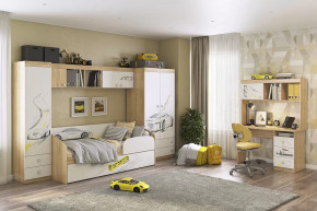 Детский гарнитур Форсаж К1 дуб сонома/белый в Увате - uvat.mebel-tymen.ru | фото