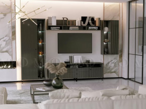 Модульная гостиная Оливия Графит Софт в Увате - uvat.mebel-tymen.ru | фото