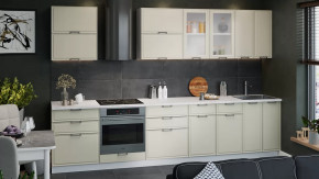 Модульная кухня «Белладжио» Белый, Софт панакота в Увате - uvat.mebel-tymen.ru | фото