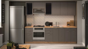 Модульная кухня «Габриэлла» Дуб крафт золотой/Муссон в Увате - uvat.mebel-tymen.ru | фото