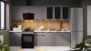 Модульная кухня «Гренада» Белый, Холст Вулкан в Увате - uvat.mebel-tymen.ru | фото