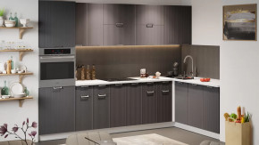 Модульная кухня «Кимберли» Белый, Муссон в Увате - uvat.mebel-tymen.ru | фото