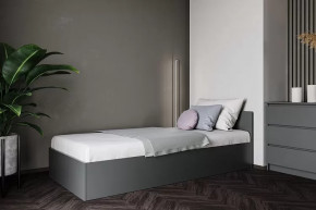 МОРИ КРМ 900.1/1 Кровать (сп/м 900*2000мм), ЛДСП Графит МП (НАСТИЛЫ) в Увате - uvat.mebel-tymen.ru | фото