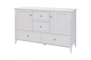 Мэгги Комод 2 двери 4 ящика Белый в Увате - uvat.mebel-tymen.ru | фото