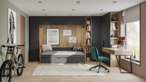 Набор детской мебели «Порто» №2 Яблоня Беллуно, Графит софт в Увате - uvat.mebel-tymen.ru | фото