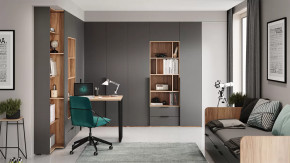 Набор детской мебели «Порто» №8 Яблоня Беллуно, Графит софт в Увате - uvat.mebel-tymen.ru | фото