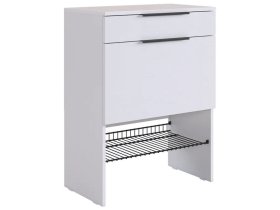 Обувница Баско белое дерево/белое дерево в Увате - uvat.mebel-tymen.ru | фото