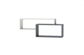 Полка Клео Пл-1, 1150 мм, графит, миндаль Диал в Увате - uvat.mebel-tymen.ru | фото