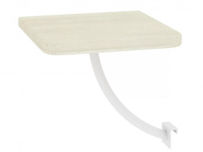 Полка прикроватная квадратная Милсон белая в Увате - uvat.mebel-tymen.ru | фото