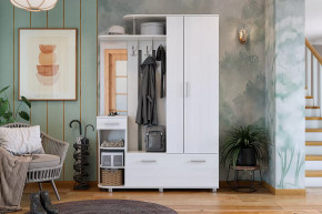 Прихожая Барселона-2 белый рамух в Увате - uvat.mebel-tymen.ru | фото