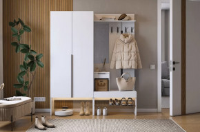 Прихожая Баско К1 белое дерево в Увате - uvat.mebel-tymen.ru | фото