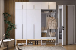 Прихожая Баско К10 белое дерево в Увате - uvat.mebel-tymen.ru | фото