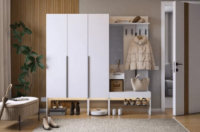 Прихожая Баско К11 белое дерево в Увате - uvat.mebel-tymen.ru | фото