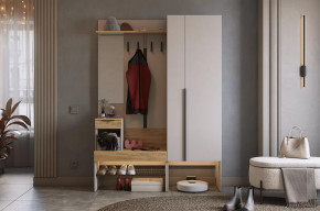 Прихожая Баско К2 кашемир/дуб крафт золотой в Увате - uvat.mebel-tymen.ru | фото