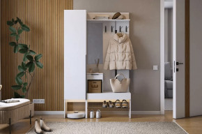 Прихожая Баско К3 белое дерево в Увате - uvat.mebel-tymen.ru | фото