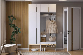 Прихожая Баско К6 белое дерево в Увате - uvat.mebel-tymen.ru | фото
