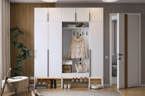 Прихожая Баско К7 белое дерево в Увате - uvat.mebel-tymen.ru | фото