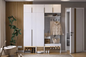 Прихожая Баско К9 белое дерево в Увате - uvat.mebel-tymen.ru | фото