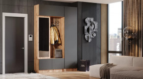 Прихожая Бавария Дуб вотан/графит в Увате - uvat.mebel-tymen.ru | фото