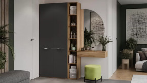 Прихожая «Глосс» №1 Яблоня Беллуно, Стекло Графит матовый в Увате - uvat.mebel-tymen.ru | фото