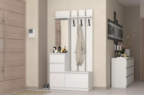 Прихожая Хилтон Белый в Увате - uvat.mebel-tymen.ru | фото