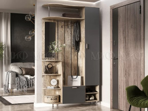 Прихожая Лика №2 1,2 м Дуб юкон, Графит в Увате - uvat.mebel-tymen.ru | фото