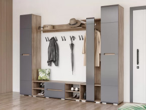 Прихожая Наоми графит нубук в Увате - uvat.mebel-tymen.ru | фото