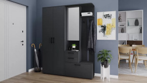 Прихожая «Витра» №4 Антрацит в Увате - uvat.mebel-tymen.ru | фото