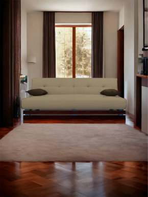 Прямой диван манго 1 Нео Латте/Подушки Нео Шоколад в Увате - uvat.mebel-tymen.ru | фото