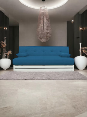 Прямой диван манго 1 Савана Деним/Планки белые в Увате - uvat.mebel-tymen.ru | фото