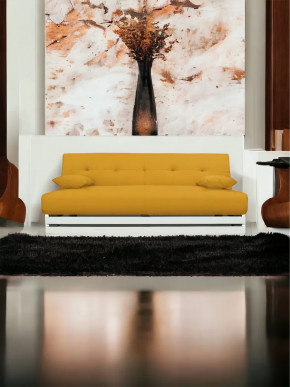 Прямой диван манго 1 Савана Елоу/Планки белые в Увате - uvat.mebel-tymen.ru | фото