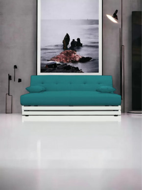 Прямой диван манго 1 Савана Лагун/Планки белые в Увате - uvat.mebel-tymen.ru | фото