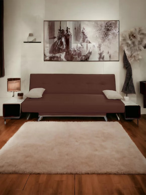 Прямой диван манго 2 Нео Шоколад/Подушки Нео Латте в Увате - uvat.mebel-tymen.ru | фото