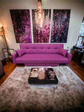 Прямой диван с подлокотниками манго 3 Савана Берри в Увате - uvat.mebel-tymen.ru | фото