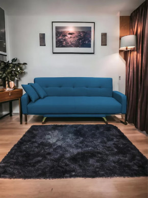 Прямой диван с подлокотниками манго 3 Савана Деним в Увате - uvat.mebel-tymen.ru | фото