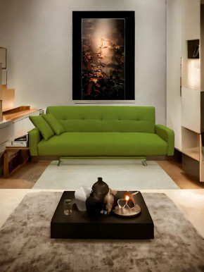 Прямой диван с подлокотниками манго 3 Савана Грин в Увате - uvat.mebel-tymen.ru | фото