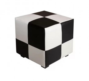 Пуф детский квадратный Марио (черно-белый) в Увате - uvat.mebel-tymen.ru | фото