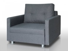 Кресло-кровать Реал 80 с подлокотниками графит в Увате - uvat.mebel-tymen.ru | фото