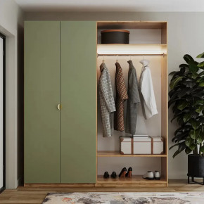 Шкаф 2000 Олива шагрень Фаска в Увате - uvat.mebel-tymen.ru | фото