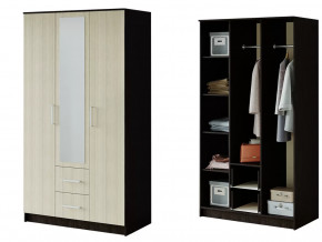 Шкаф 3-х створчатый Фиеста венге/лоредо в Увате - uvat.mebel-tymen.ru | фото