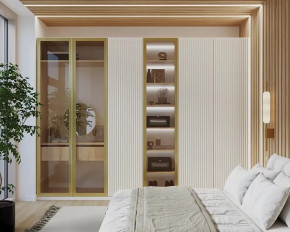 Шкаф 3000 Тальк Вельвет в Увате - uvat.mebel-tymen.ru | фото