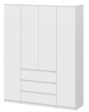 Шкаф четырехстворчатый  Денвер SAFE Белый в Увате - uvat.mebel-tymen.ru | фото