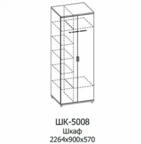 Шкаф для одежды и белья ШК-5008 Грейс в Увате - uvat.mebel-tymen.ru | фото