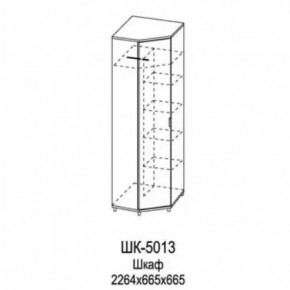 Шкаф для одежды и белья ШК-5013 Грейс в Увате - uvat.mebel-tymen.ru | фото