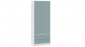 Шкаф для одежды «Марли» Белый, Серо-голубой в Увате - uvat.mebel-tymen.ru | фото