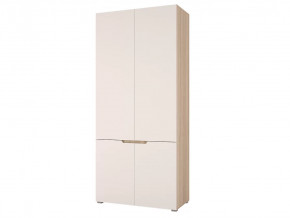 Шкаф двухстворчатый Анталия Сонома-Белый софт в Увате - uvat.mebel-tymen.ru | фото