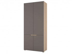 Шкаф двухстворчатый Анталия Сонома-Графит софт в Увате - uvat.mebel-tymen.ru | фото