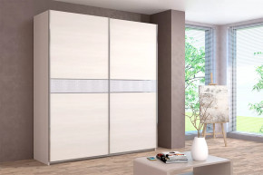 Шкаф-купе Иннэс-5 двухдверный 2000 мм Бодега белая в Увате - uvat.mebel-tymen.ru | фото
